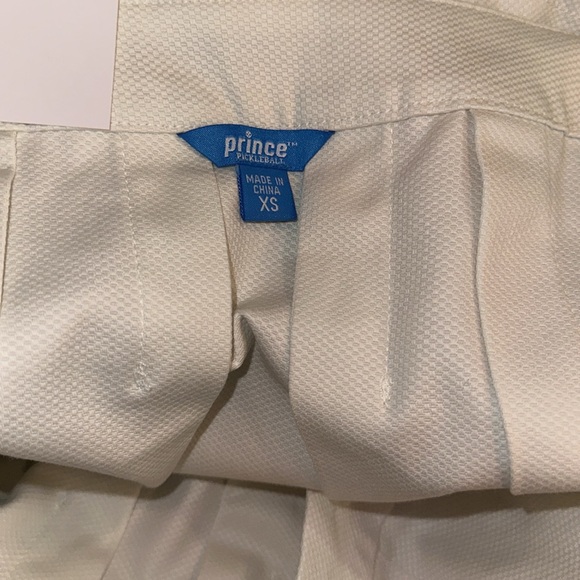 Prince x Target pickleball collection cream green pleated mini skirt XS S M - Picture 6 of 11